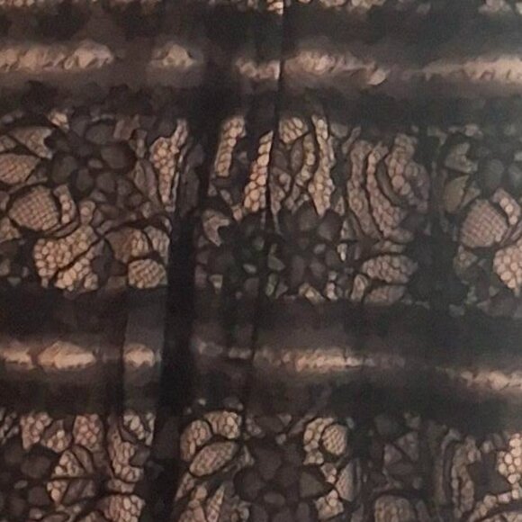 BCBG Max Azria Black and Pink Dress - Picture 3 of 4